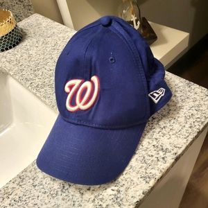 Washington DC baseball hat.  Nationals, wizards, Caps sports team.
